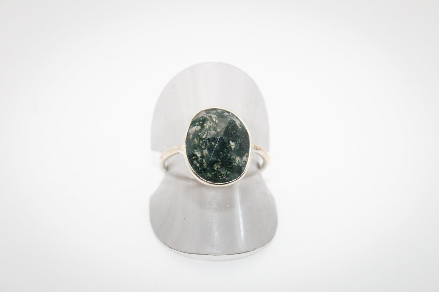 Moss Agate Ring