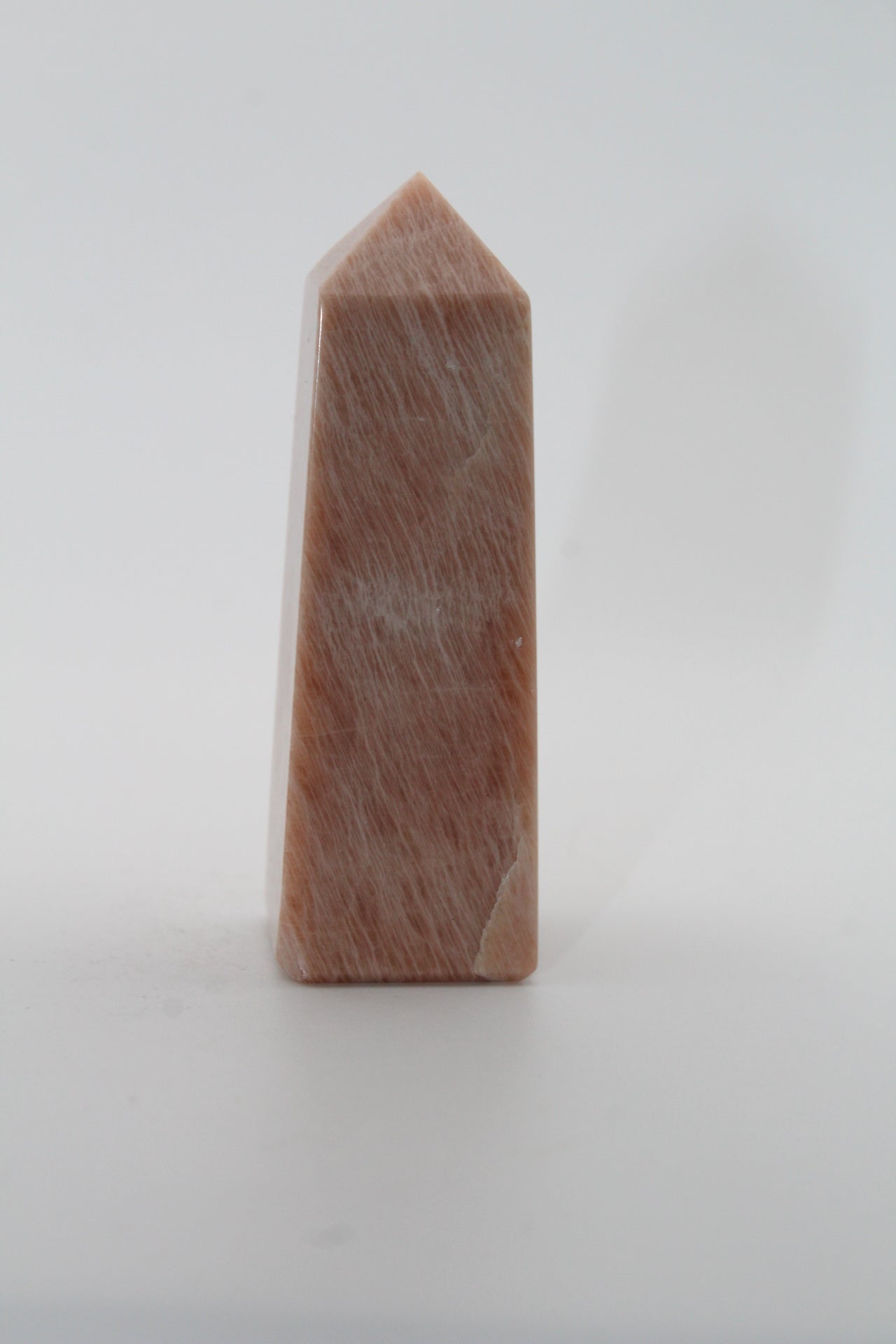 Peach Moonstone Tower -4 sided