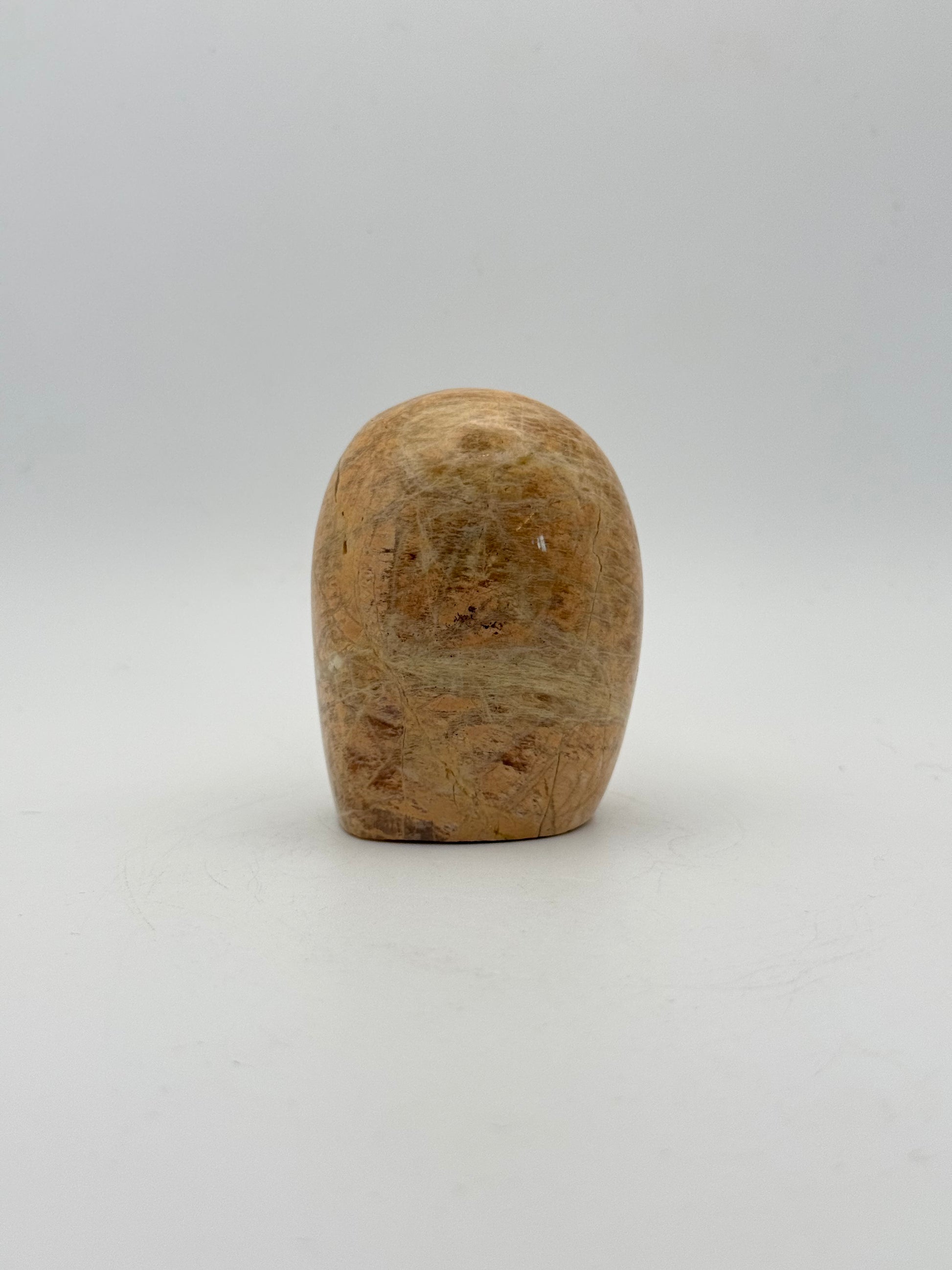 Polished yellow moonstone free form.