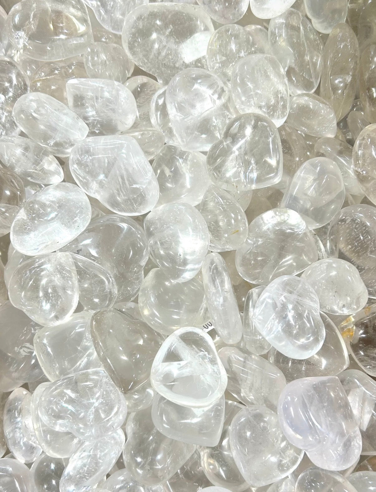 Clear Quartz Hearts