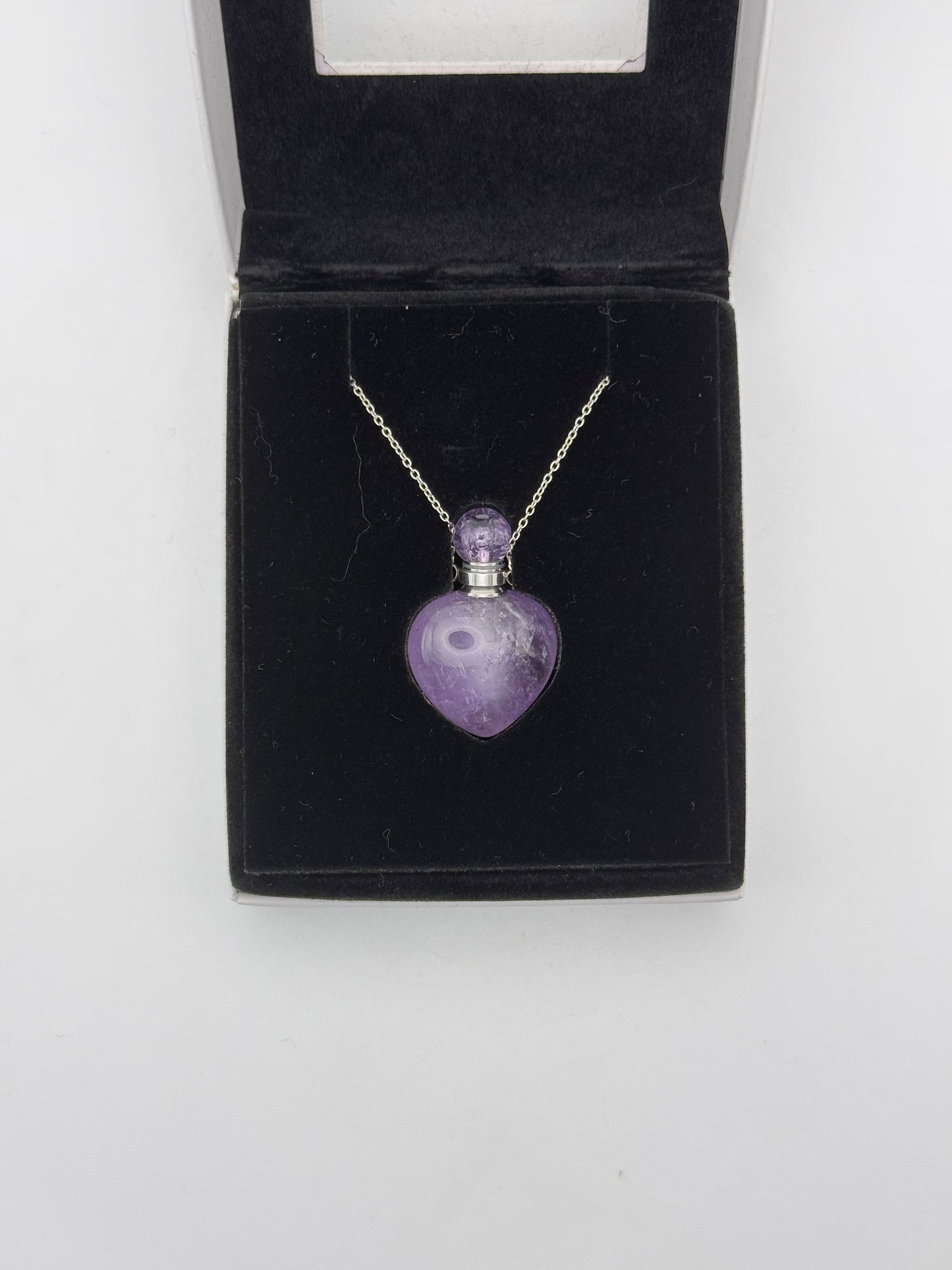 Aromatherapy Necklace -Amethyst "Spirit"