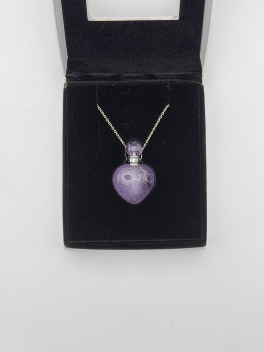 Aromatherapy Necklace -Amethyst "Spirit"