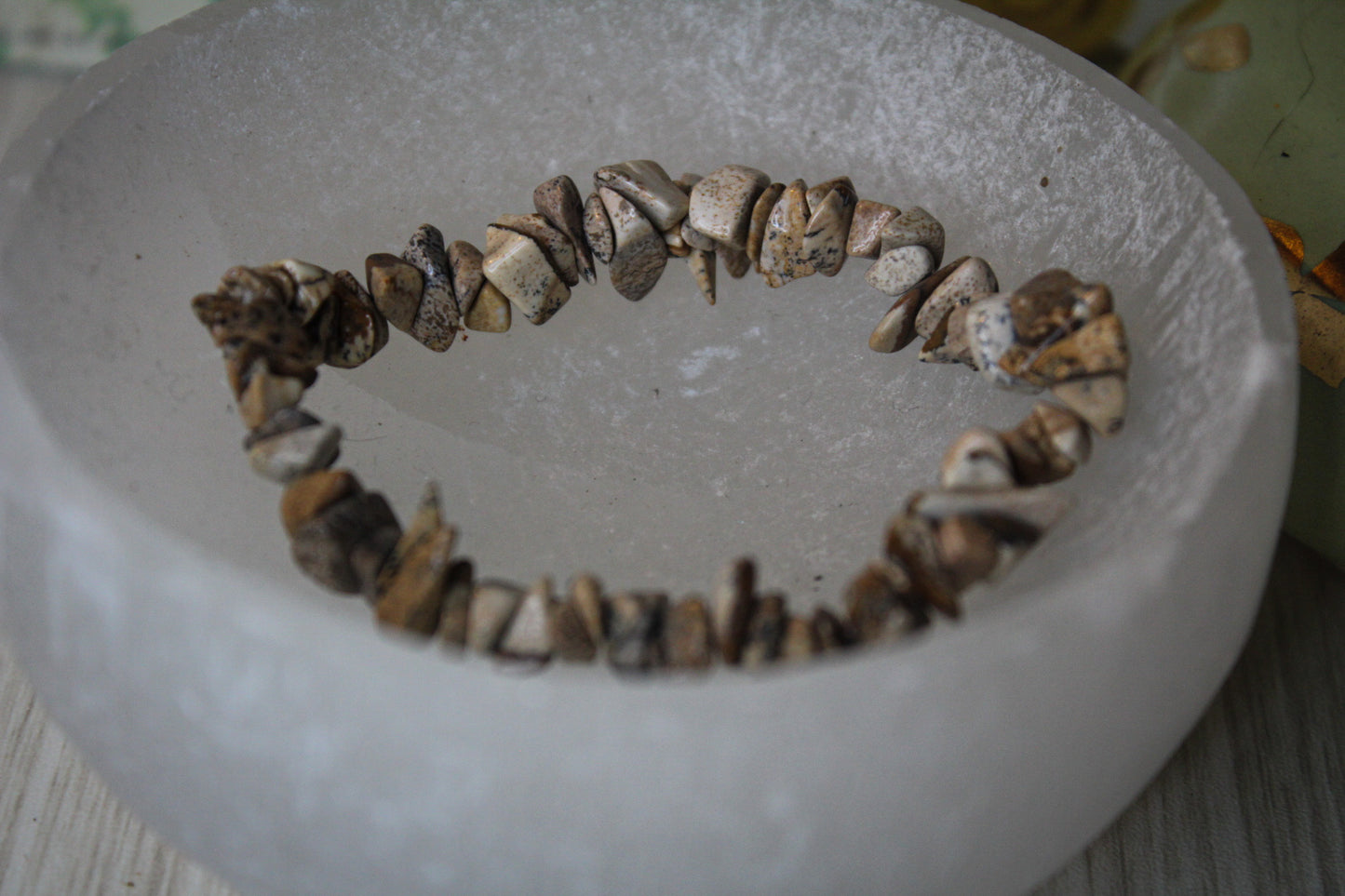 Jasper Chip Bracelet