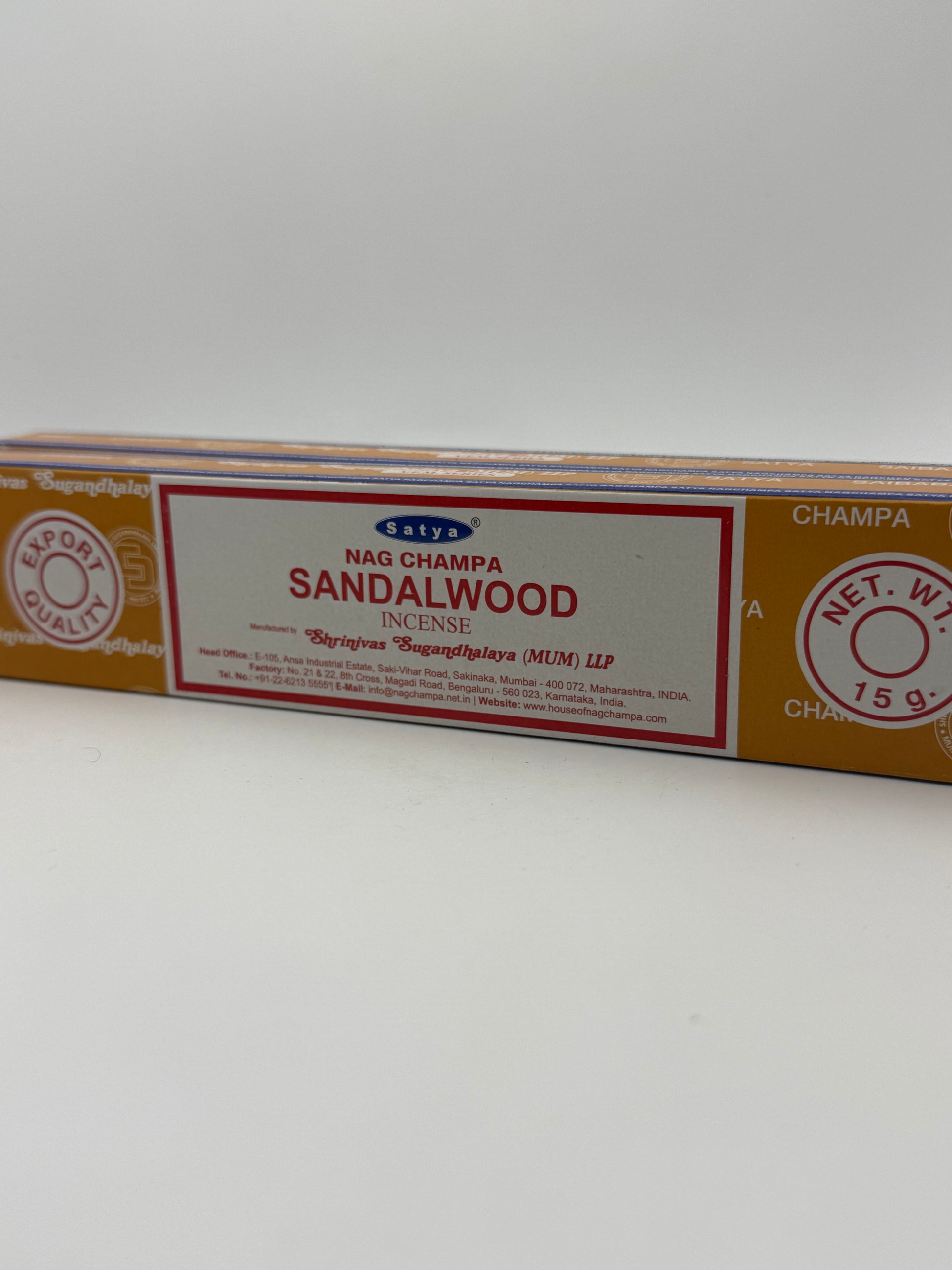 Sandalwood incense.