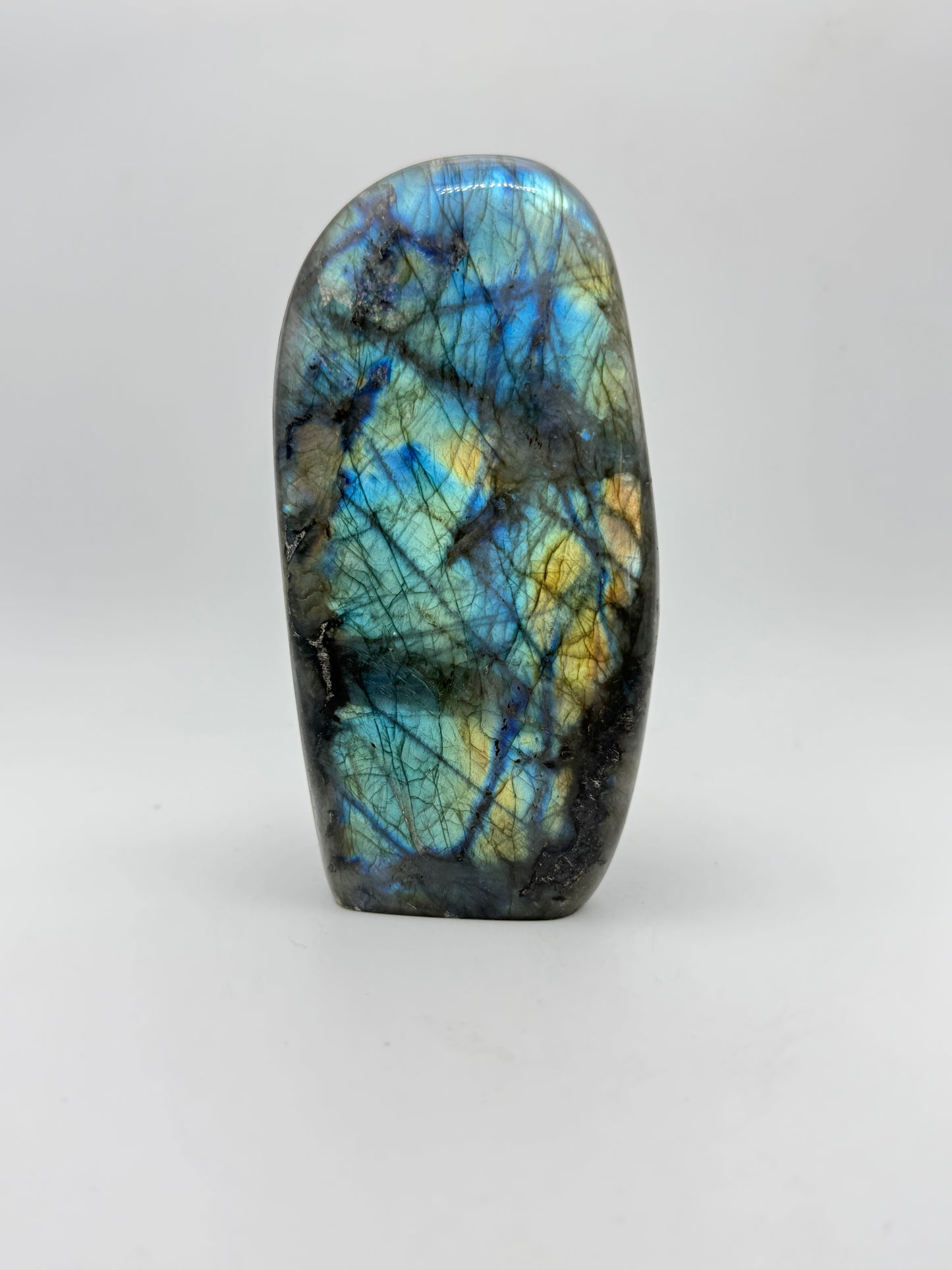 Polished labradorite free form.