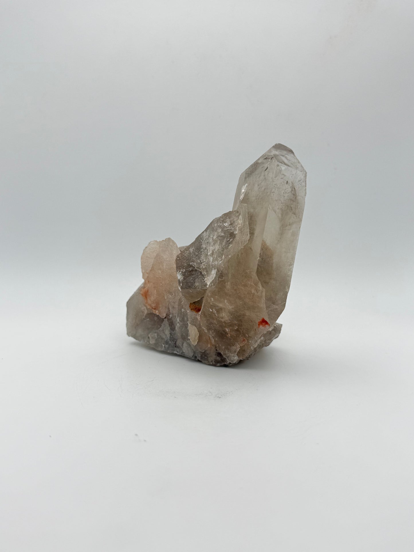 Smoky quartz cluster with good color and clarity.