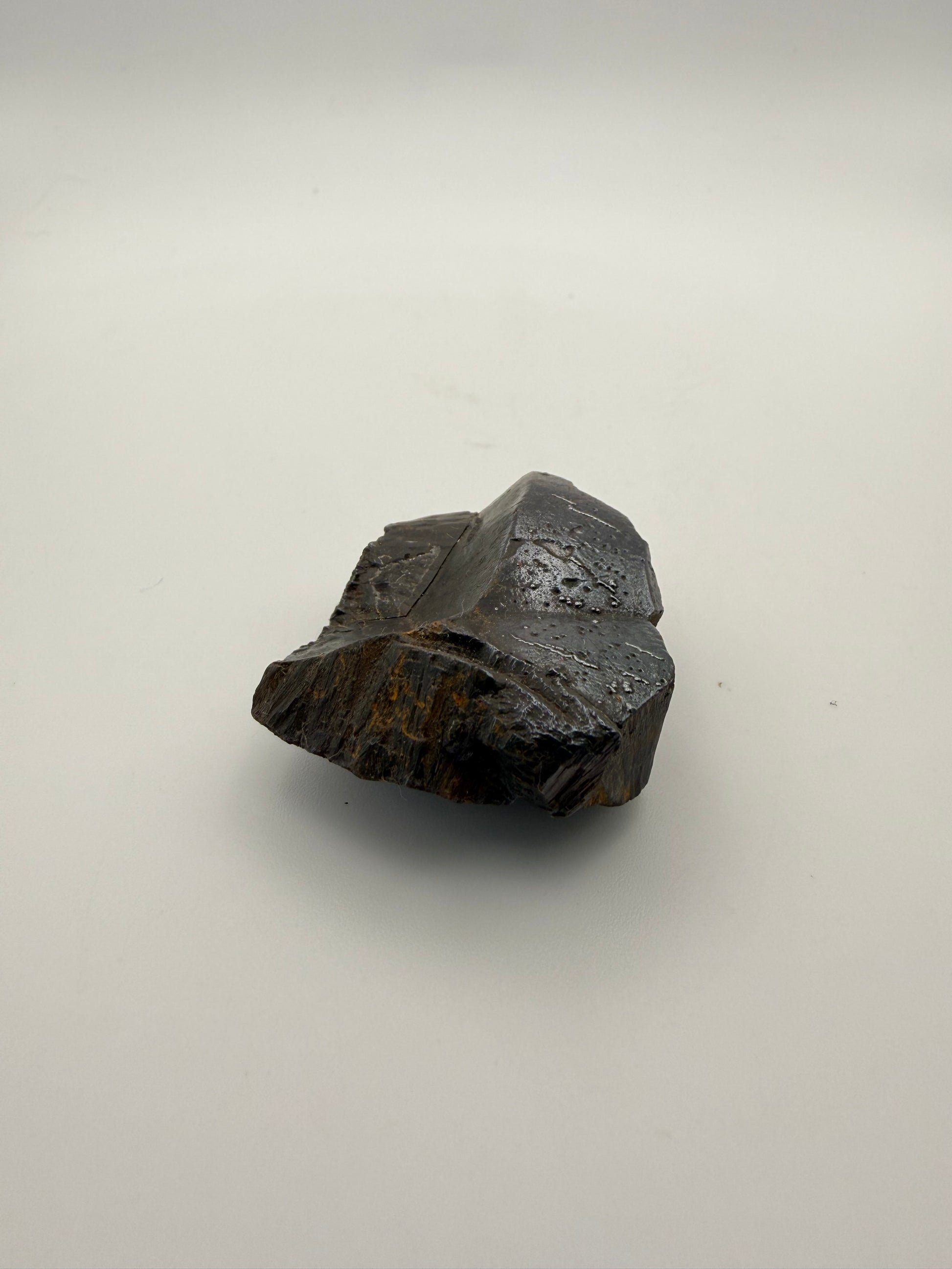 Small raw hematite specimen.