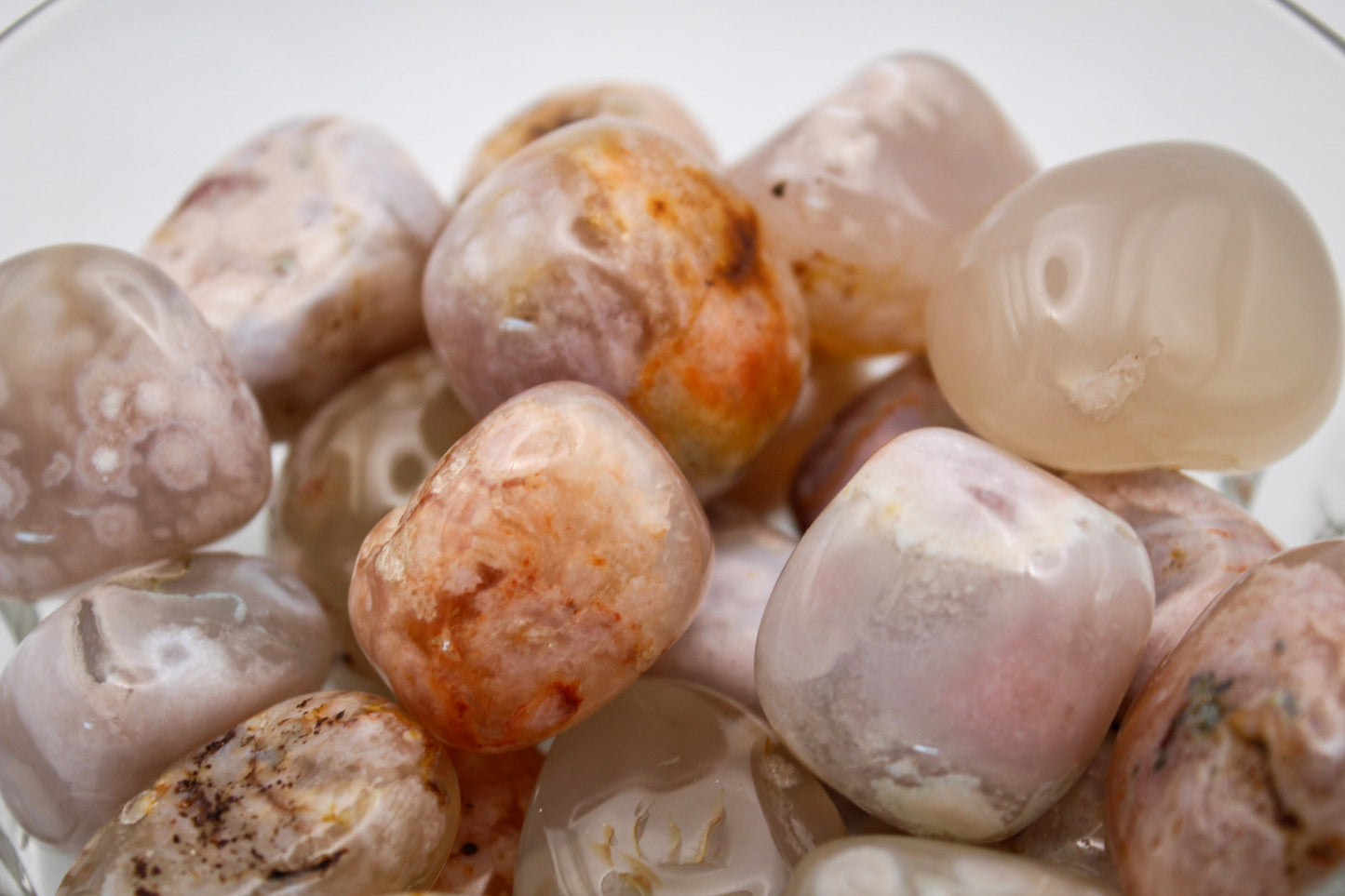 Flower Agate Tumble