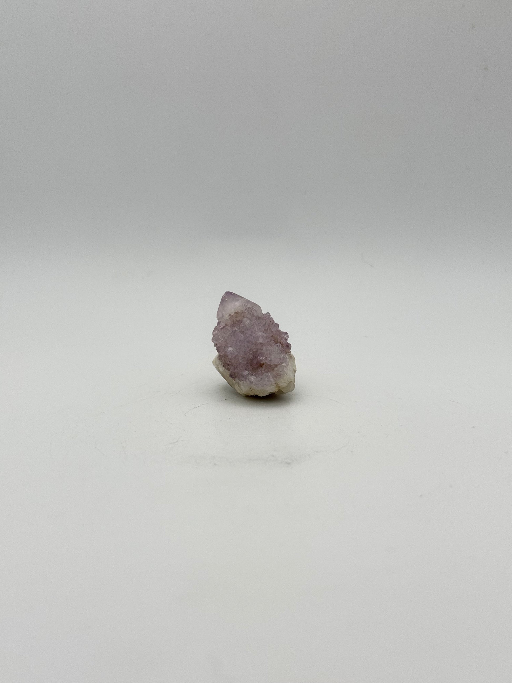 Raw specimen of spirit quartz.