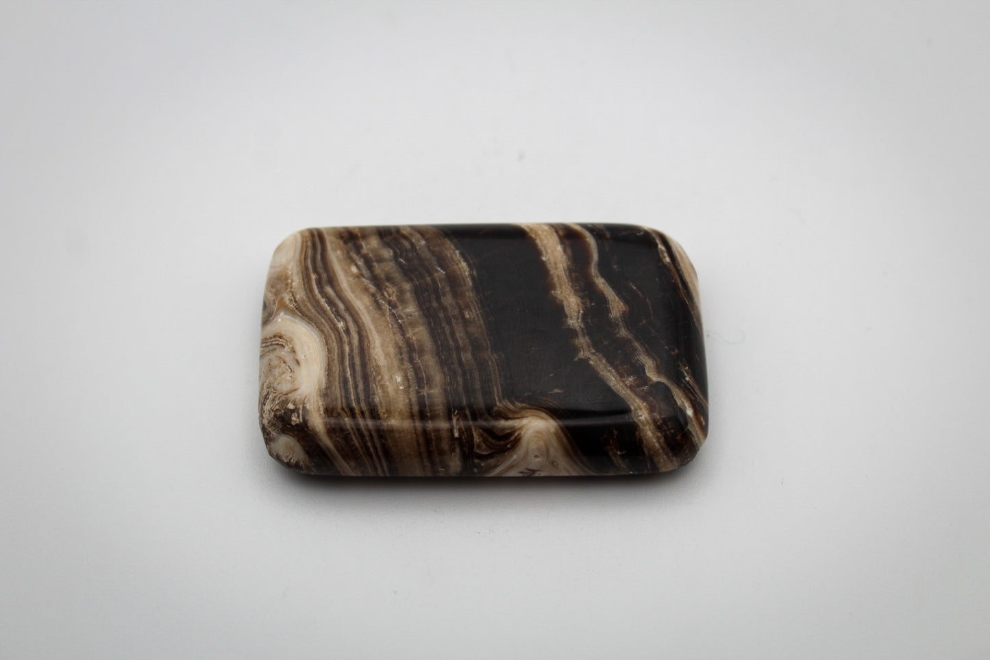 Chocolate Calcite Rectangle Soap 2