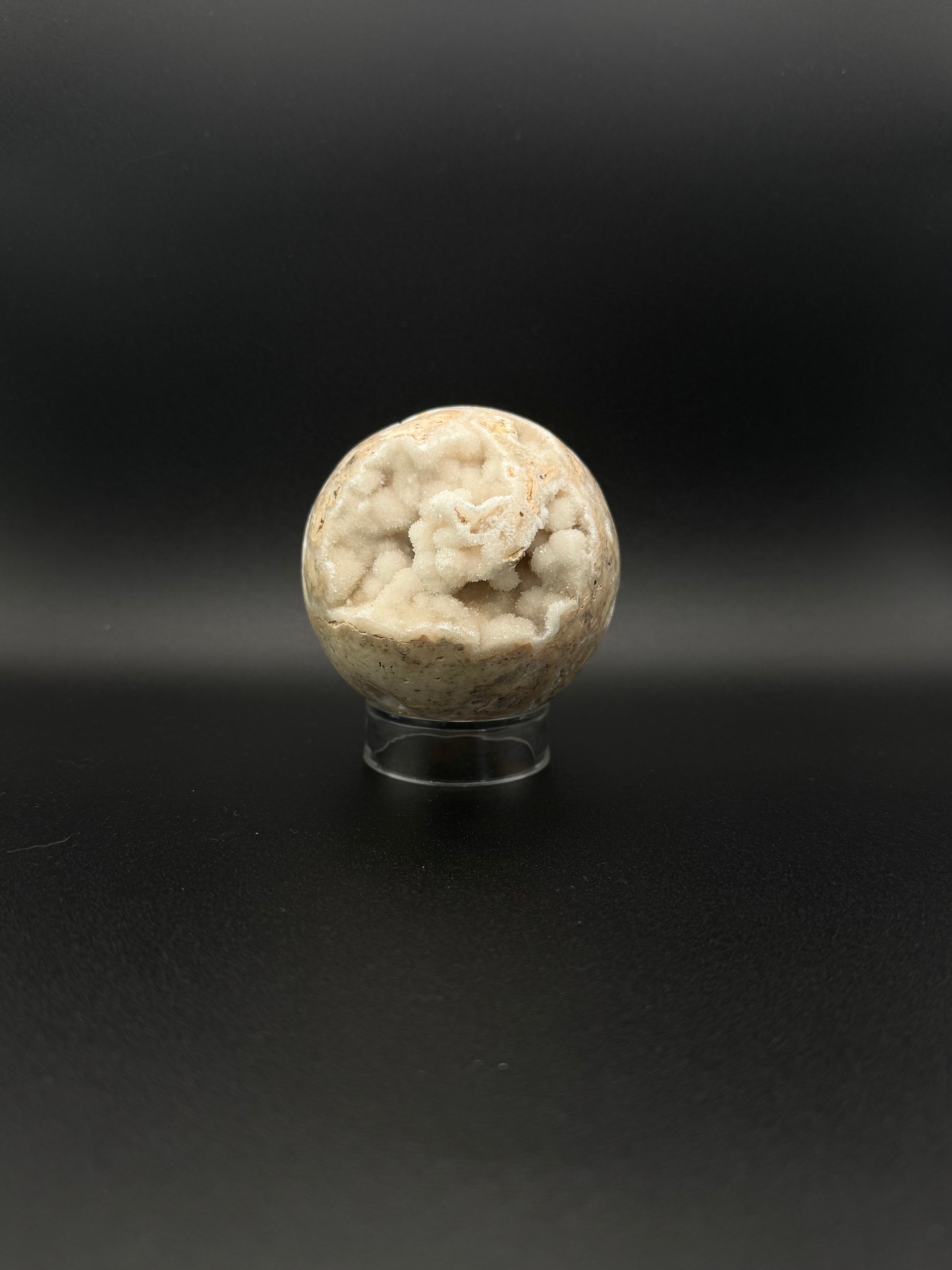 Sphere shaped calcite crystal.