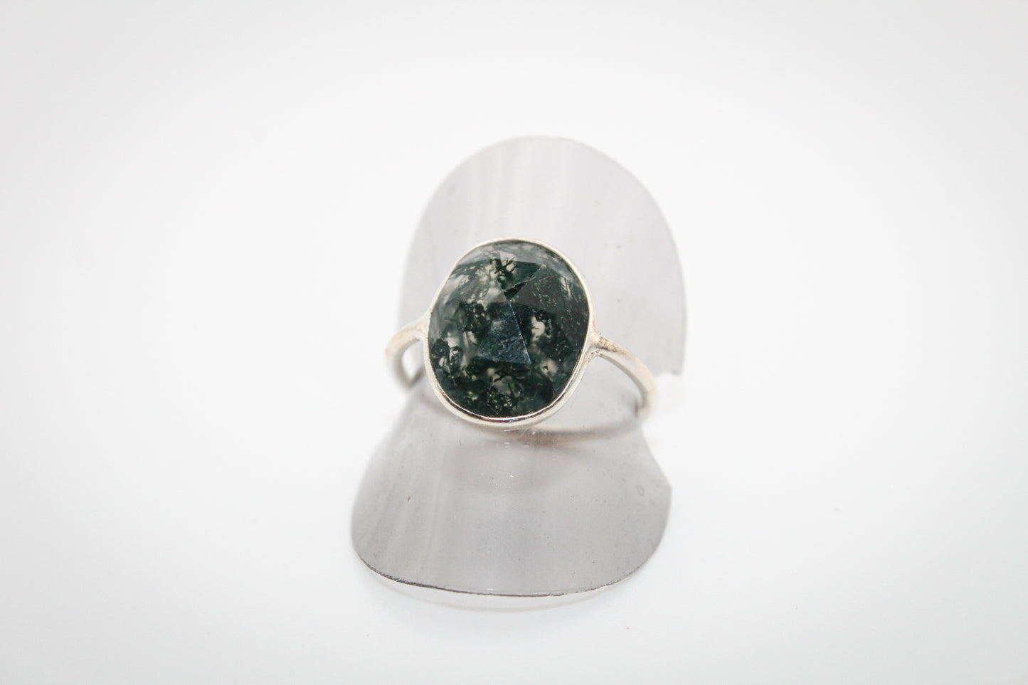 Moss Agate Ring