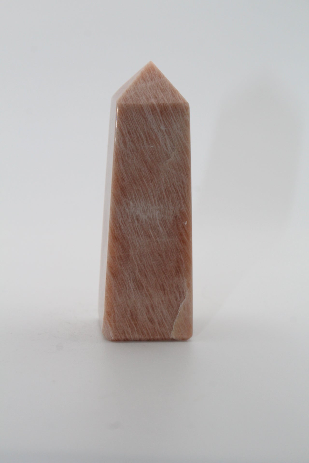 Peach Moonstone Tower -4 sided