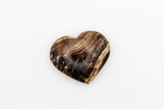 Chocolate Calcite Heart 2