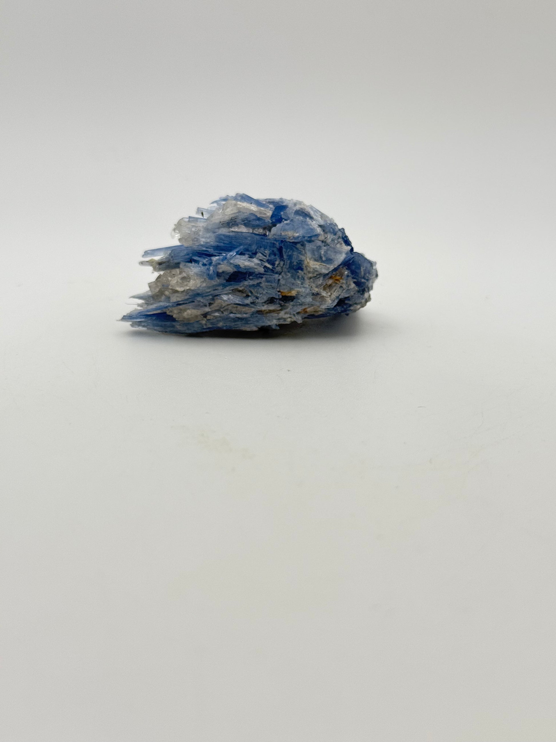 Blue Kyanite crystal cluster