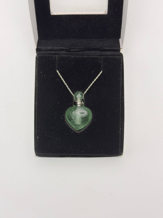 Aromatherapy Necklace -Fluorite "Intuition"