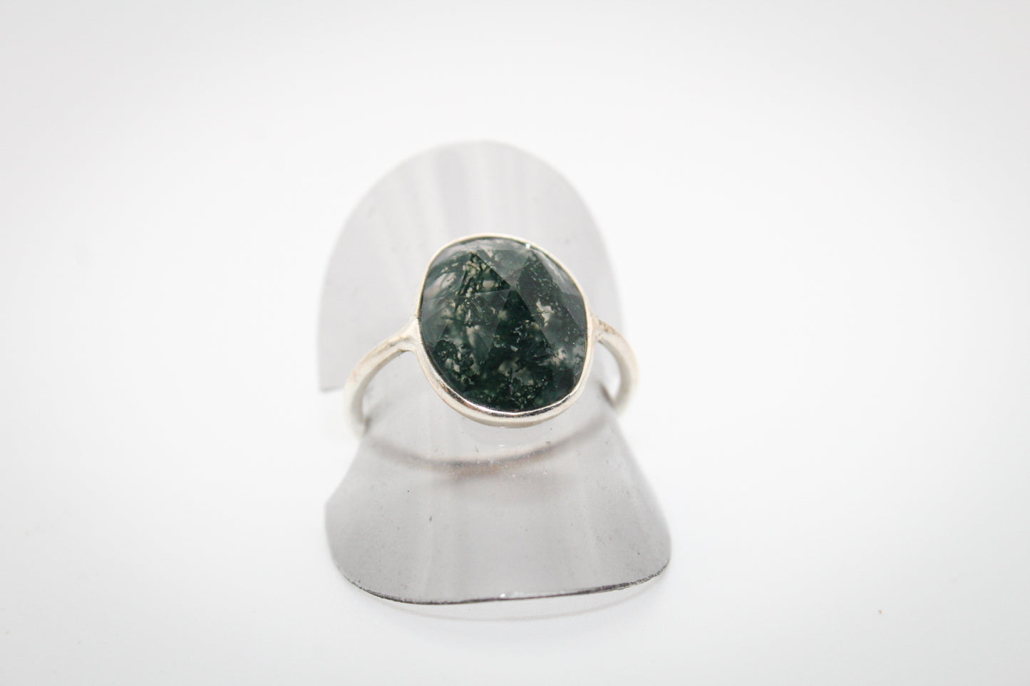 Moss Agate Ring