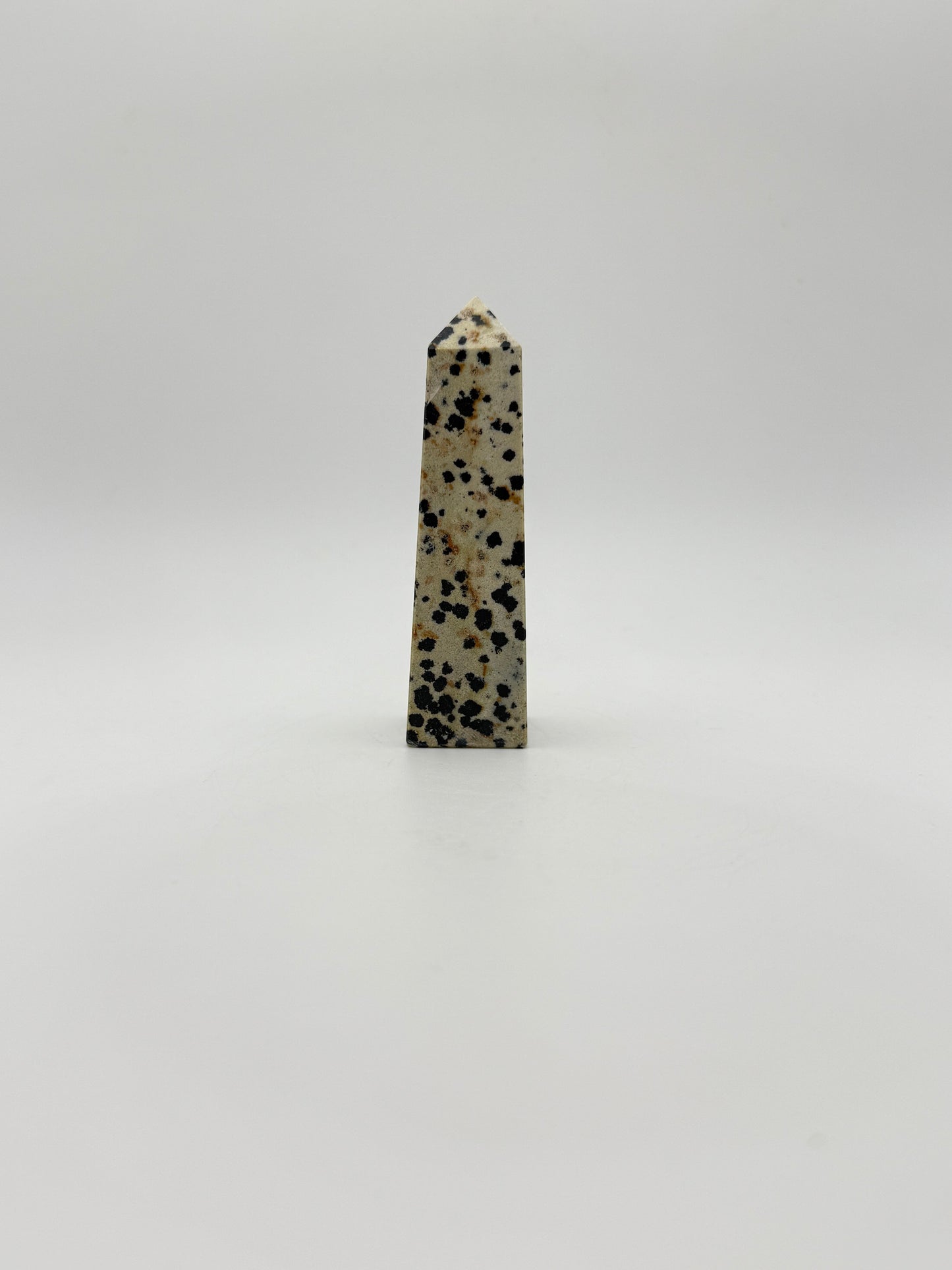 Dalmatian Jasper tower with four sides.