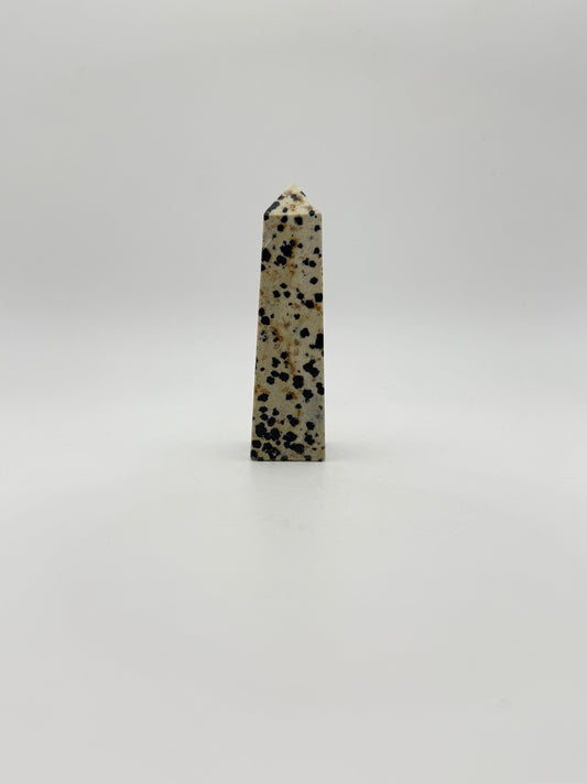 Dalmatian Jasper tower with four sides.