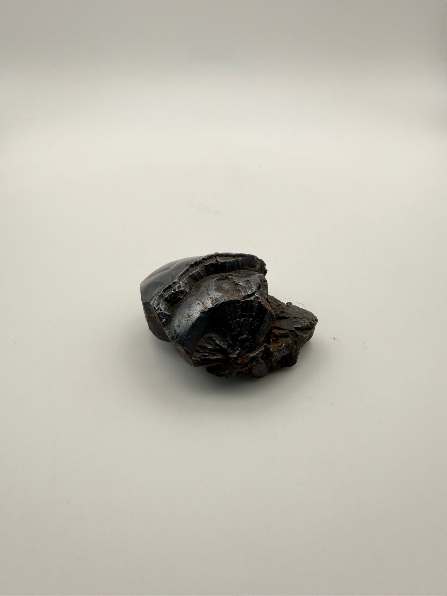 Small raw hematite specimen.