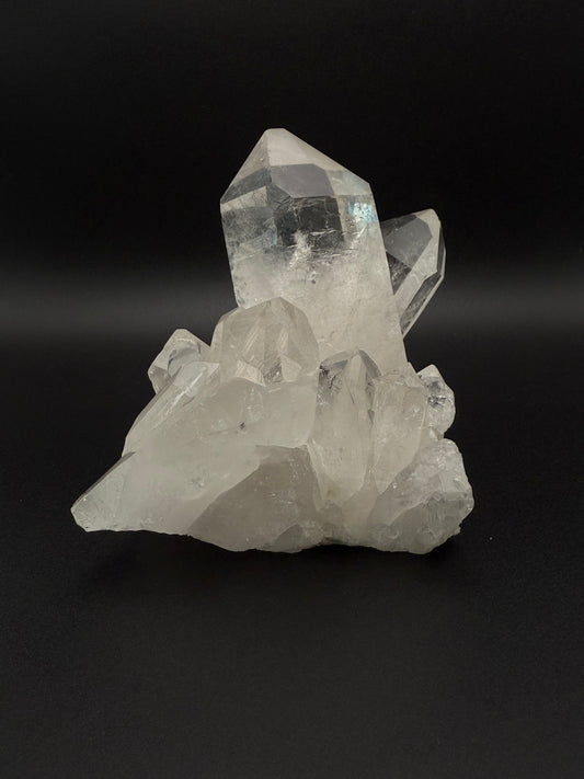 Clear Quartz crystal cluster specimen
