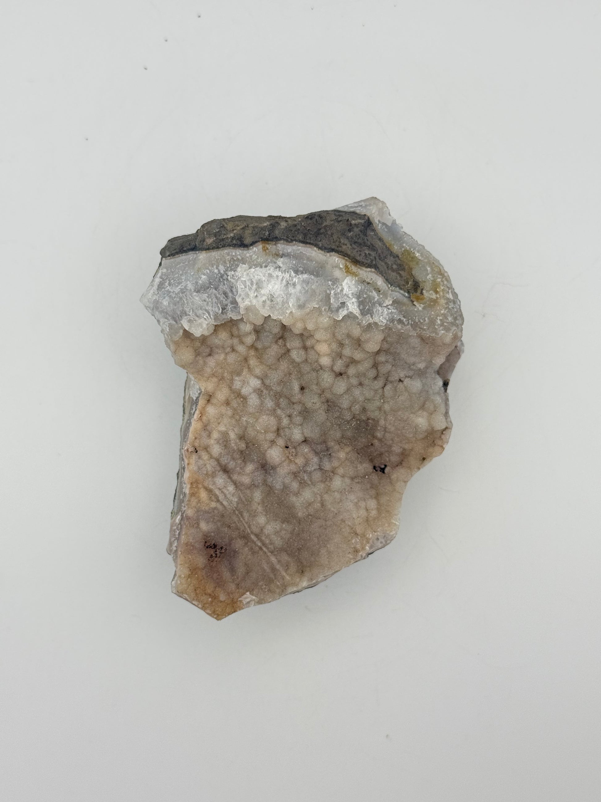 Rainbow amethyst crystal cluster.