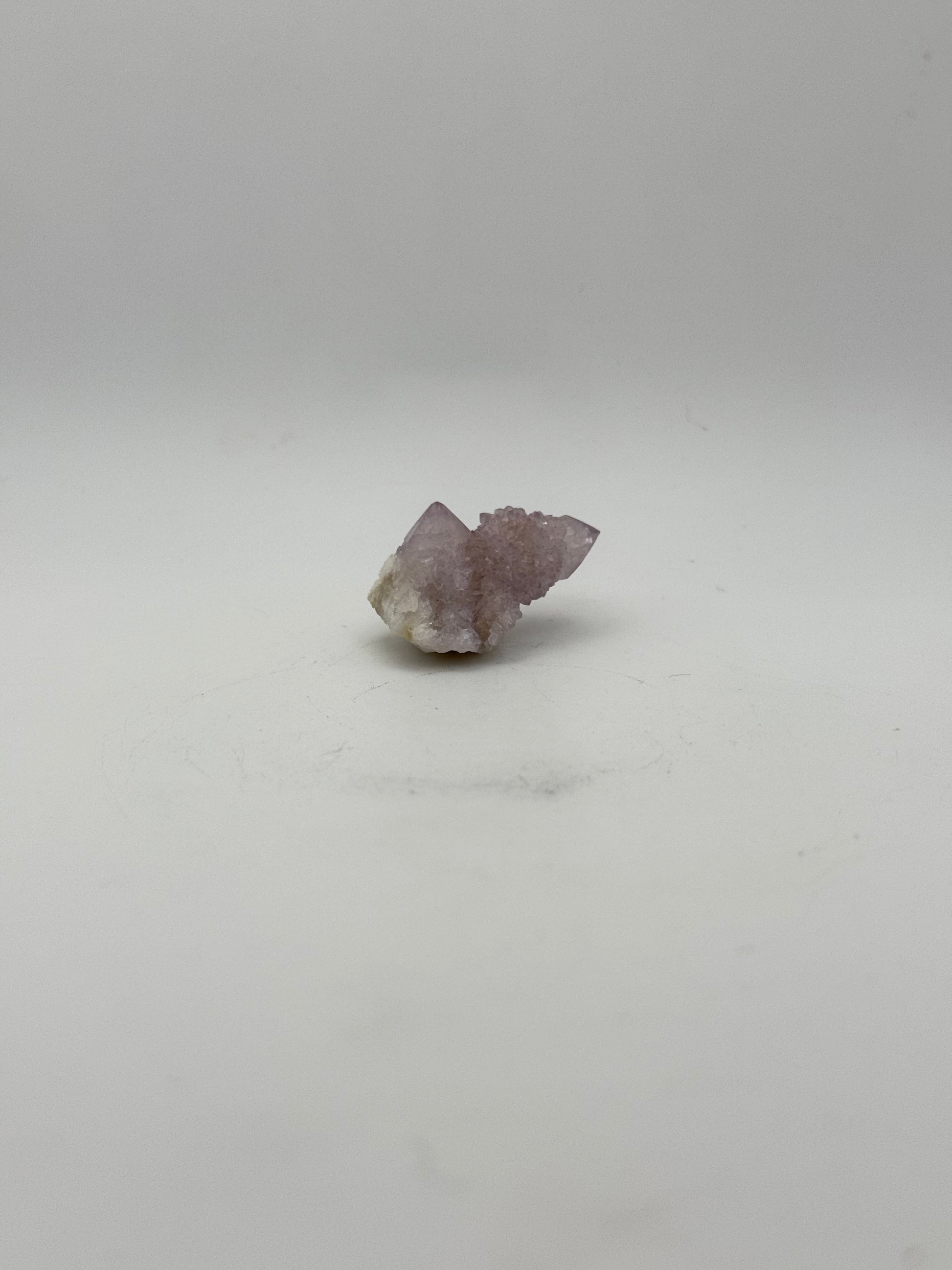 Raw specimen of spirit quartz.