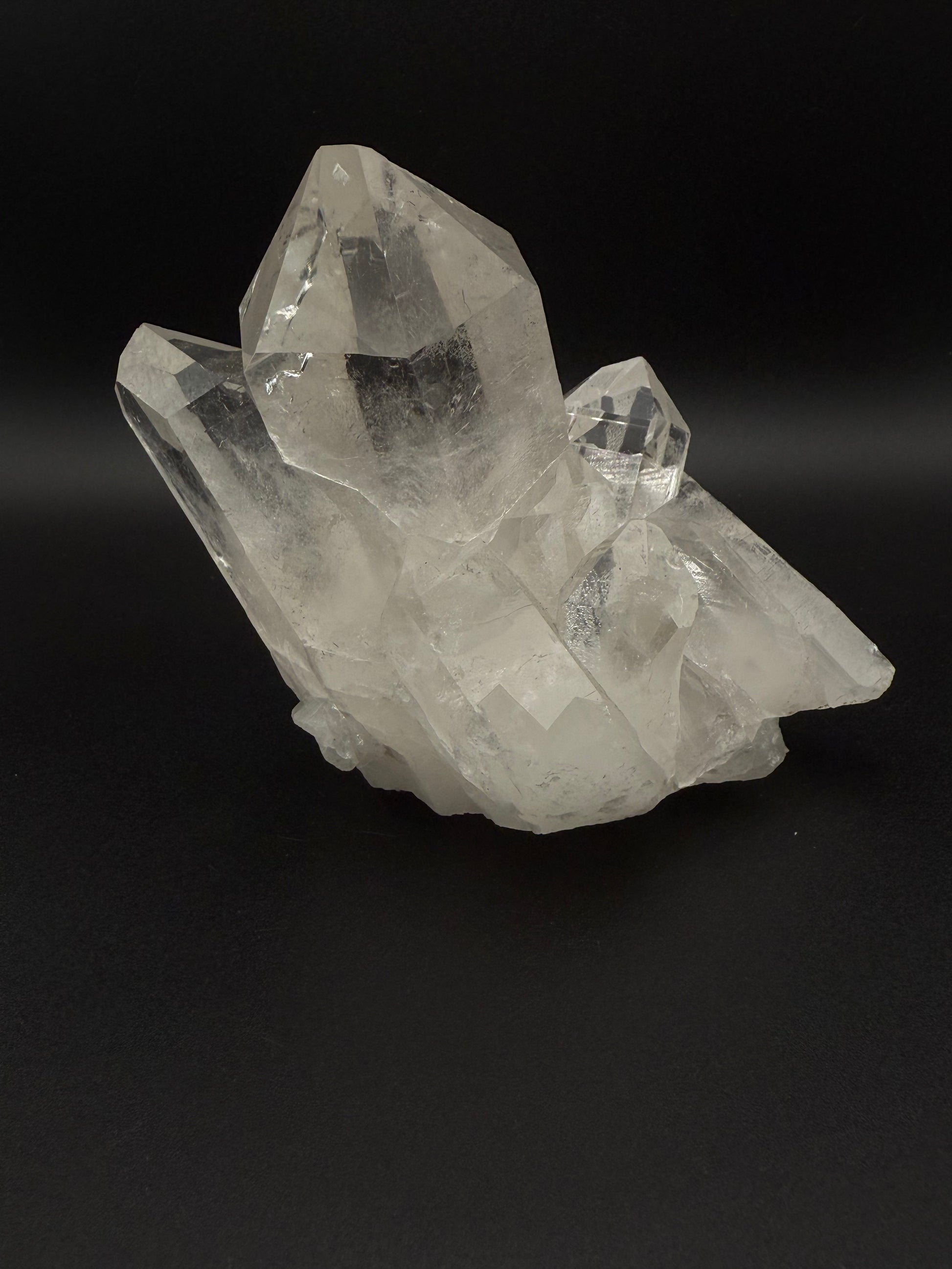 Clear Quartz crystal cluster specimen
