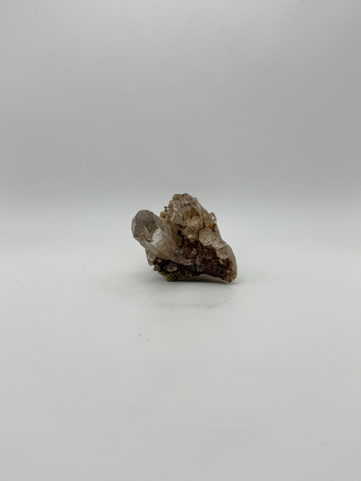 Smoky quartz cluster with good clarity.