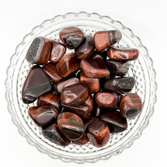 Red Tigers Eye Tumble