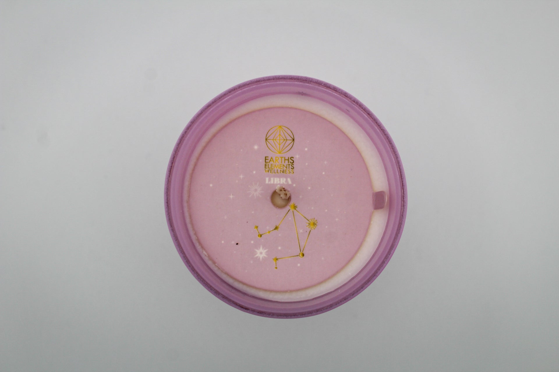 Libra zodiac candle.