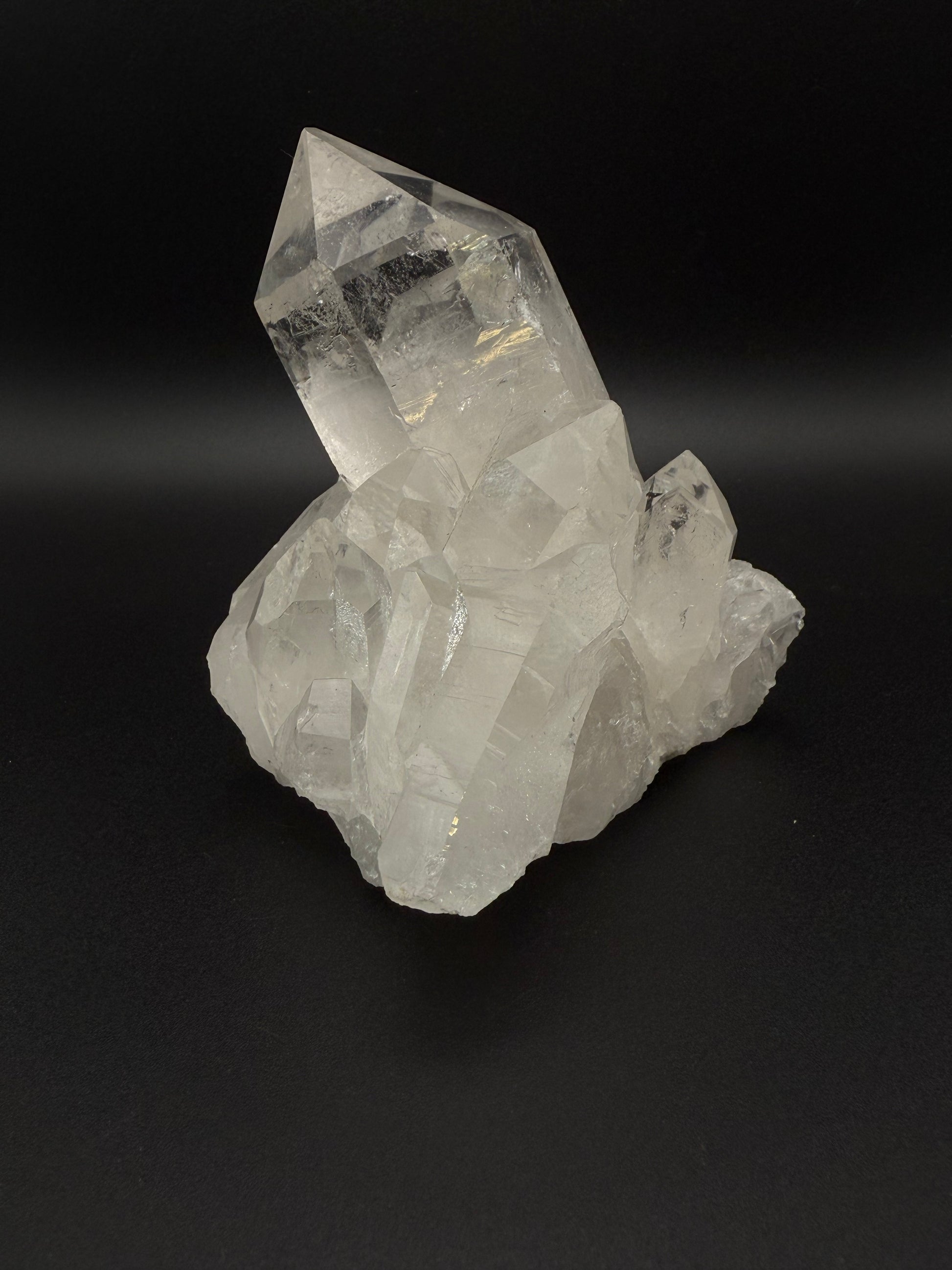 Clear Quartz crystal cluster specimen