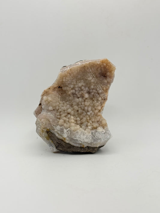 Rainbow amethyst crystal cluster.