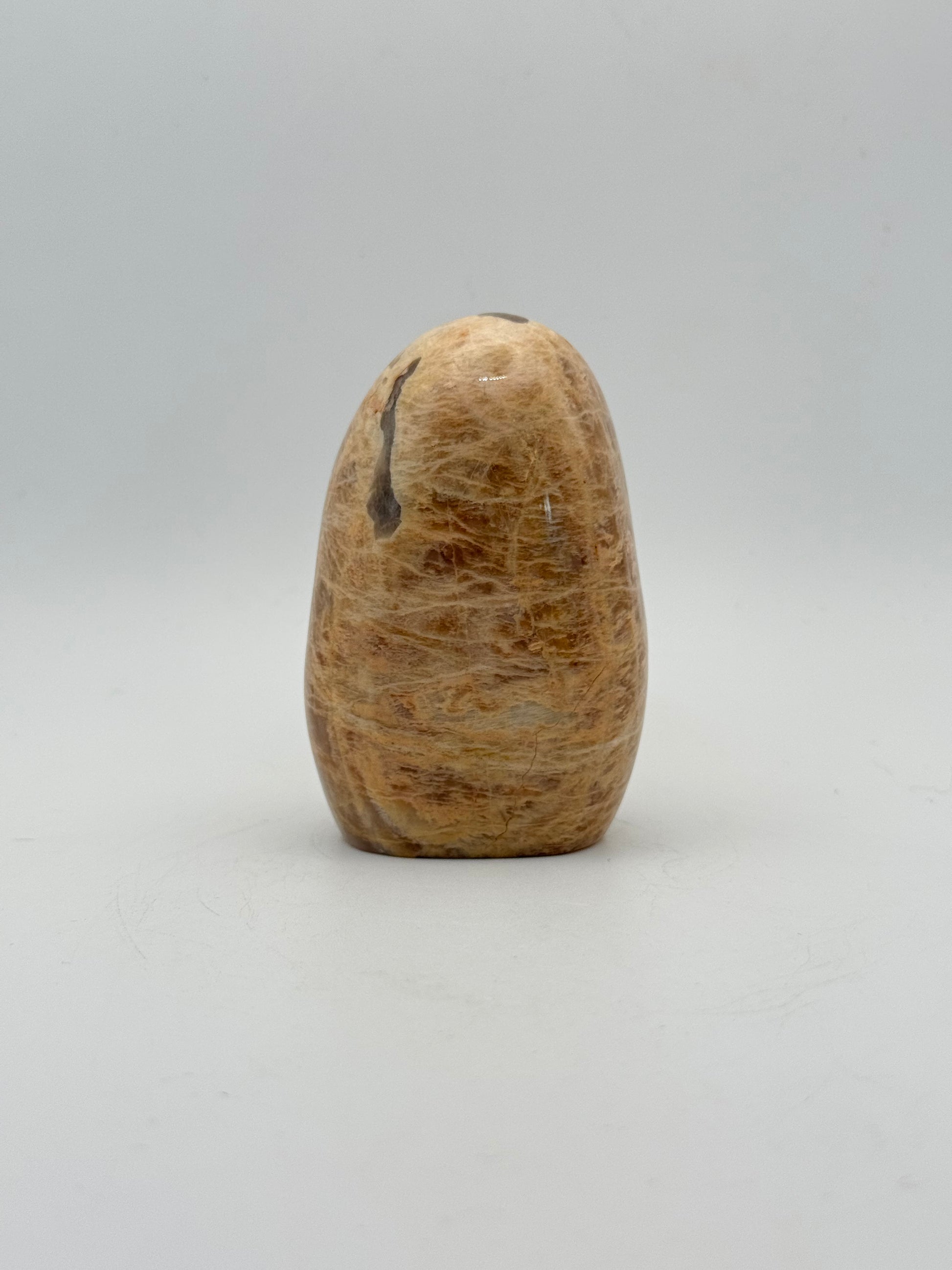 Polished yellow moonstone free form.