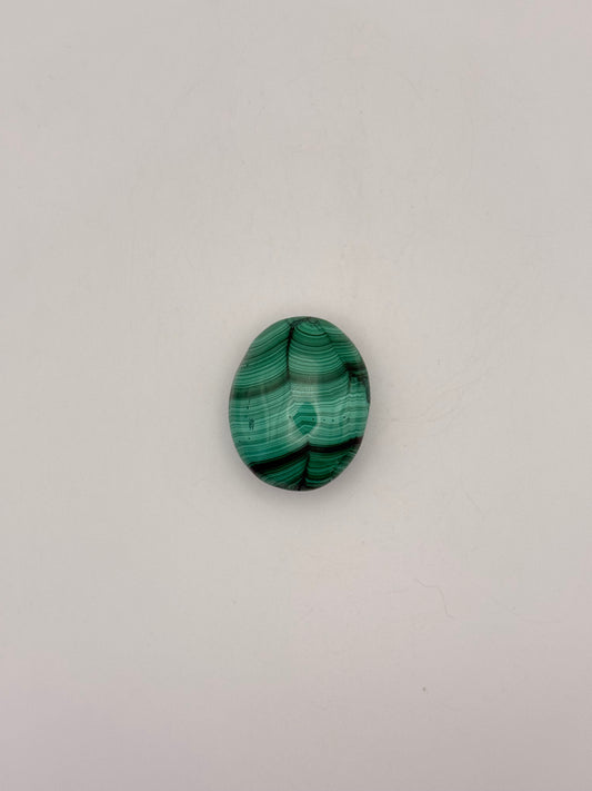 Vibrant green malachite pillow.