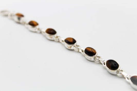 Tiger Eye Bracelet 925