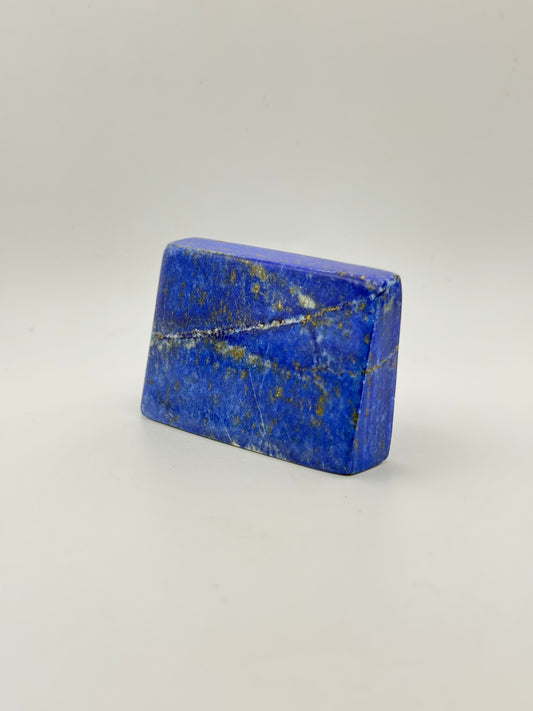 Polished Lapis Lazuli free form.