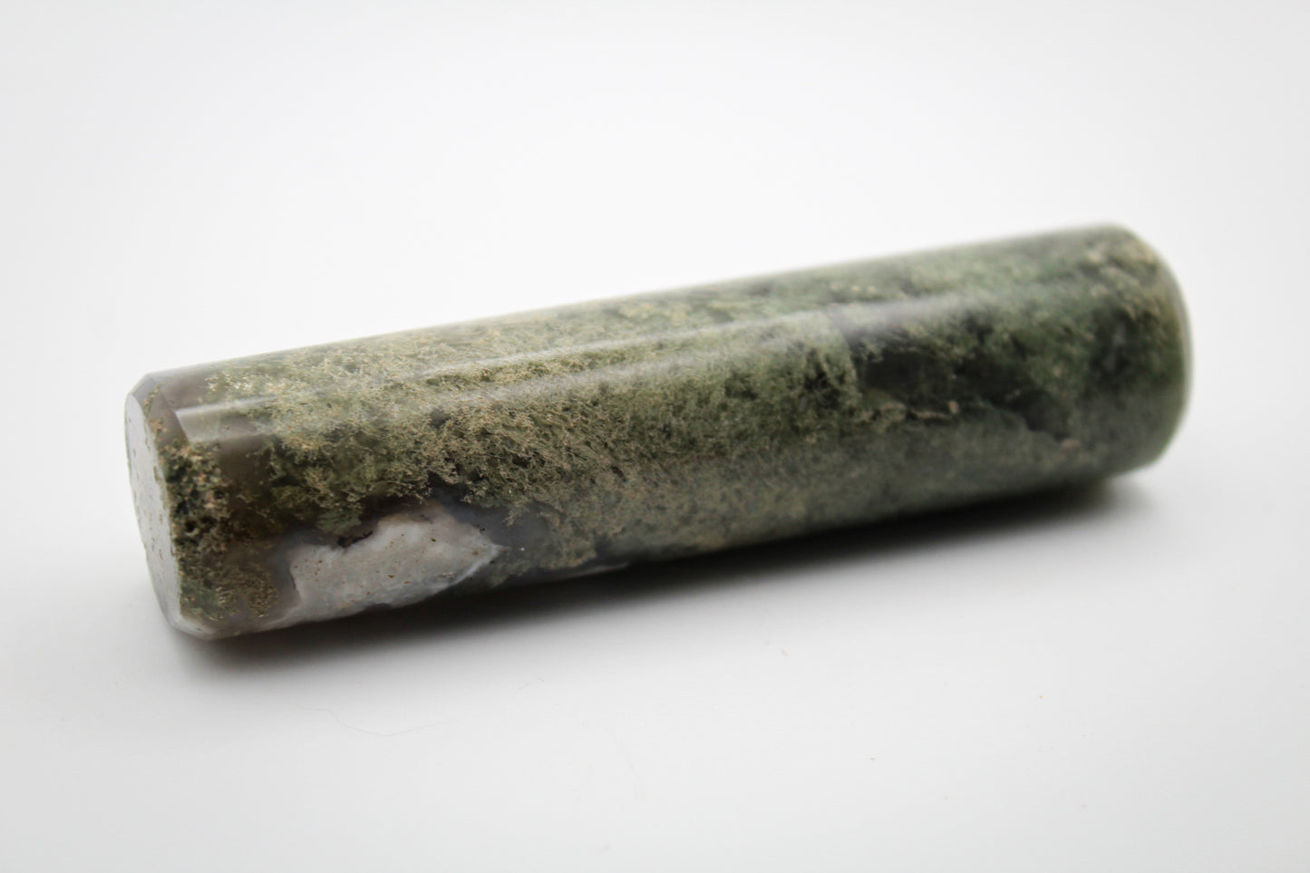 Moss Agate Harmonizing Rod