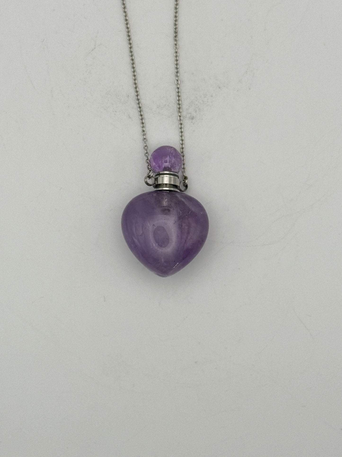 Aromatherapy Necklace -Amethyst "Spirit"