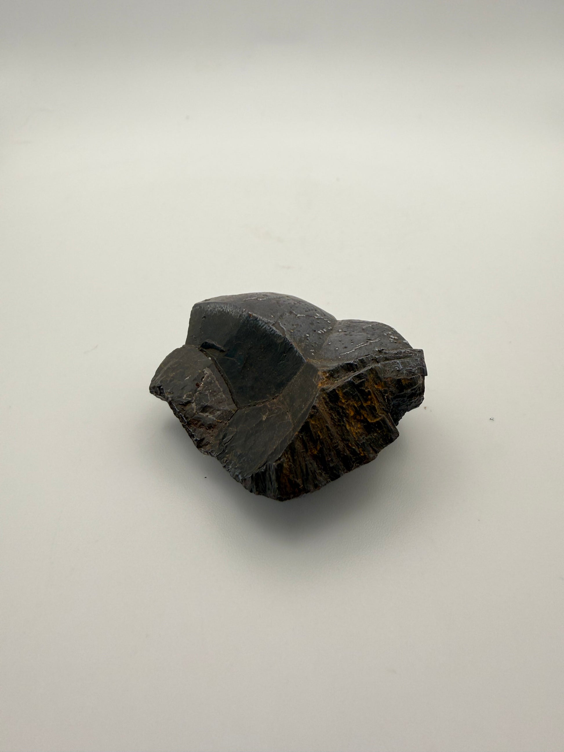 Small raw hematite specimen.