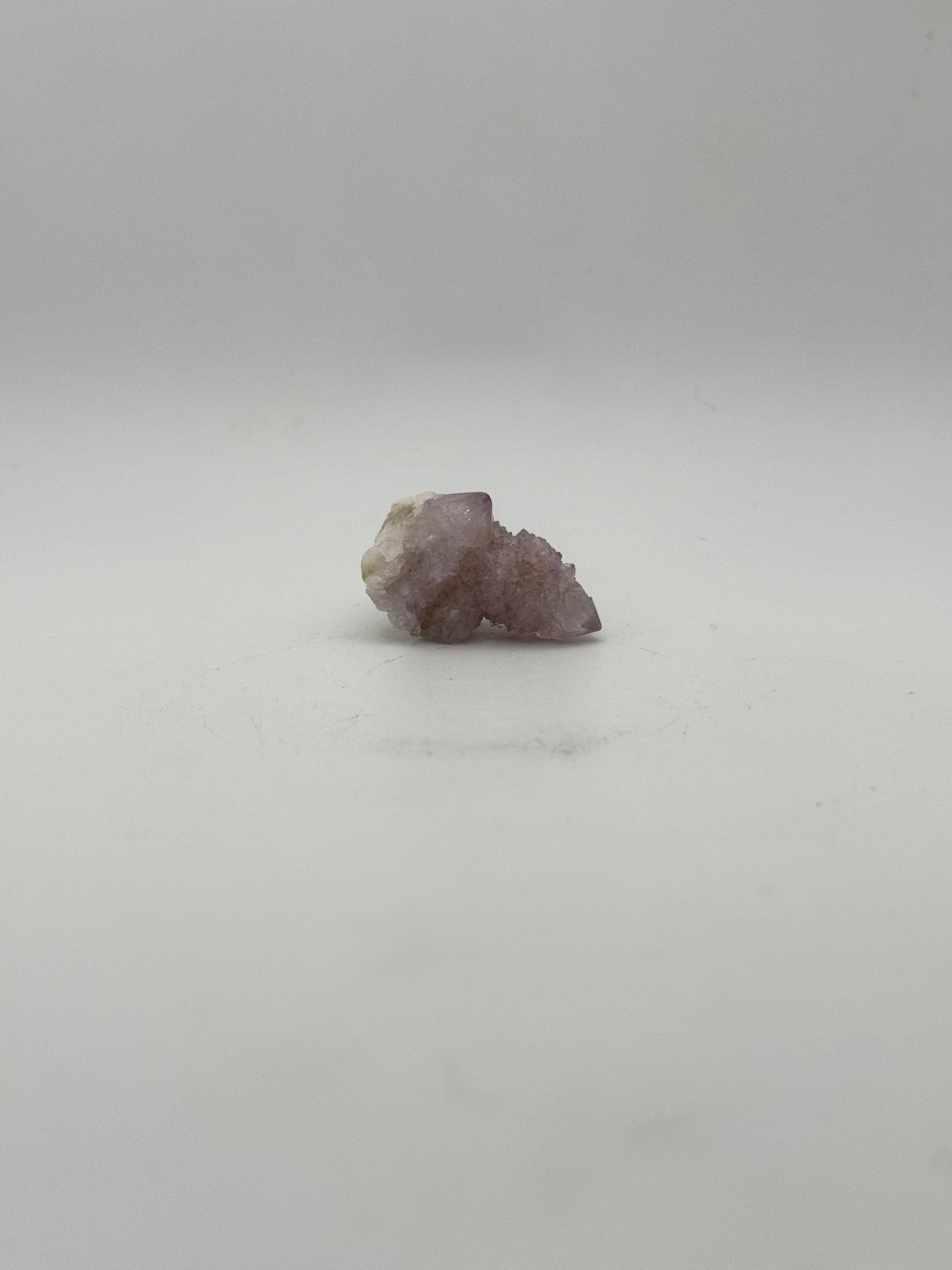 Raw specimen of spirit quartz.