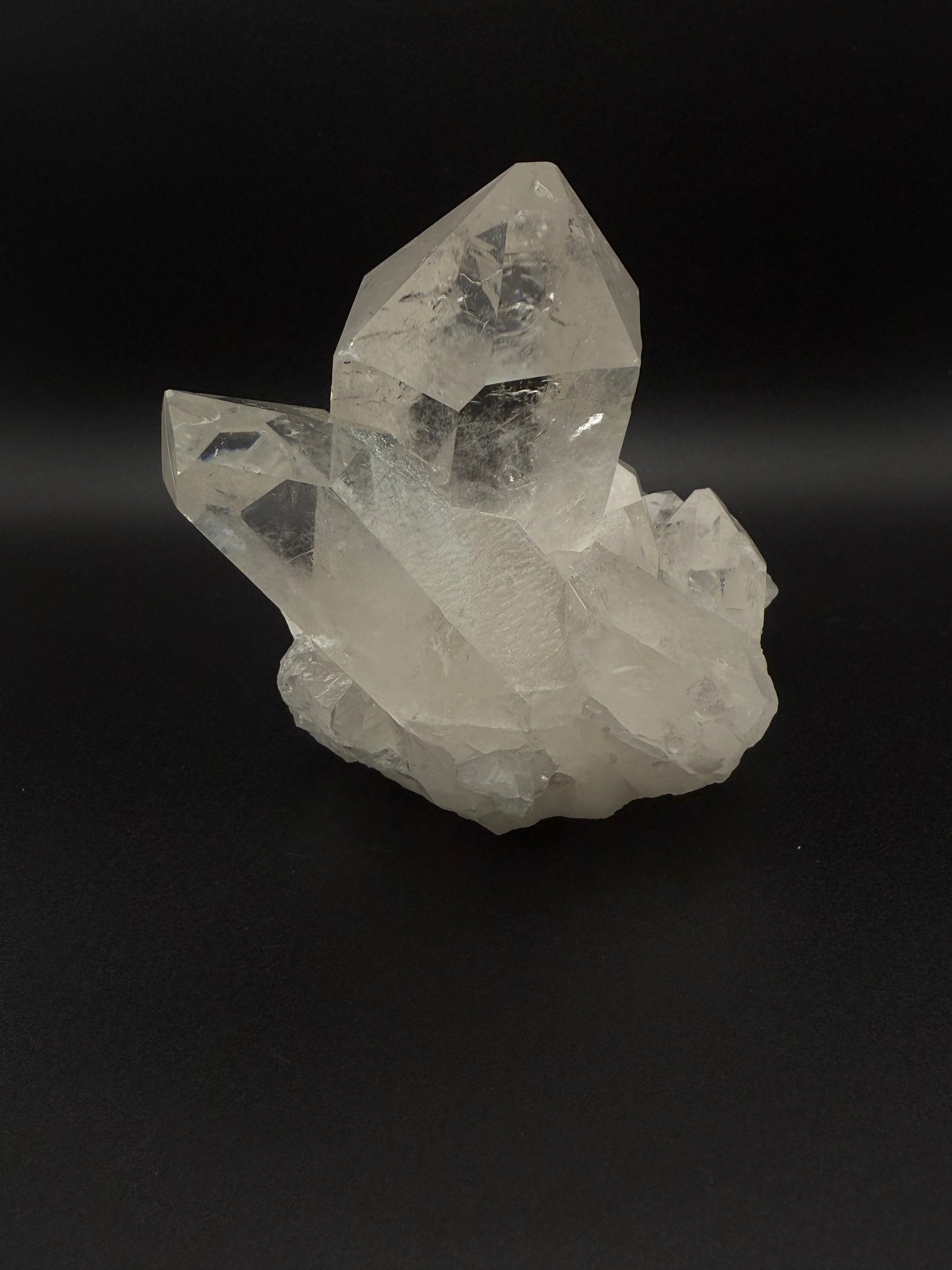 Clear Quartz crystal cluster specimen