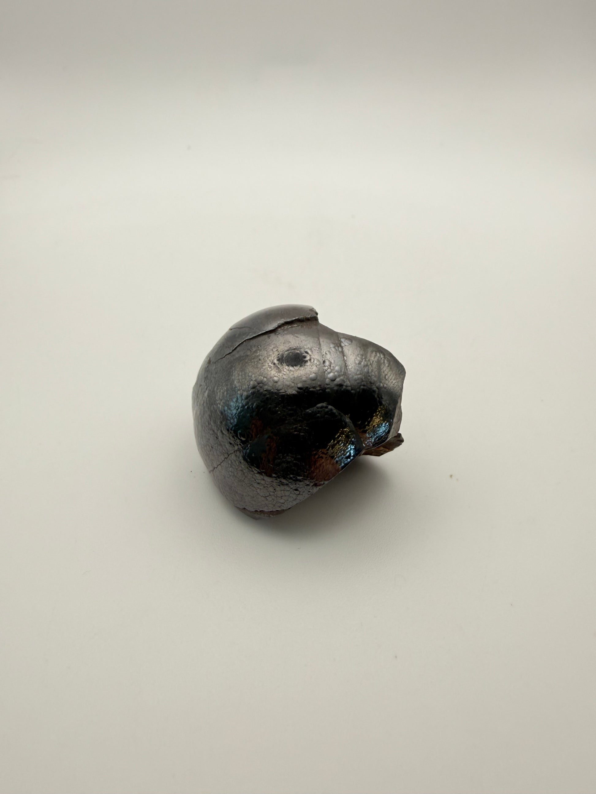 Small raw hematite specimen.