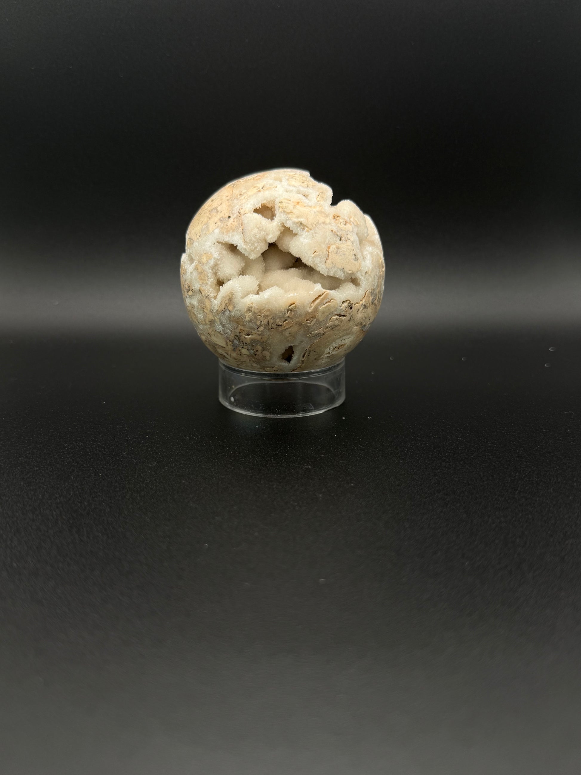 Sphere shaped Calcite crystal. 