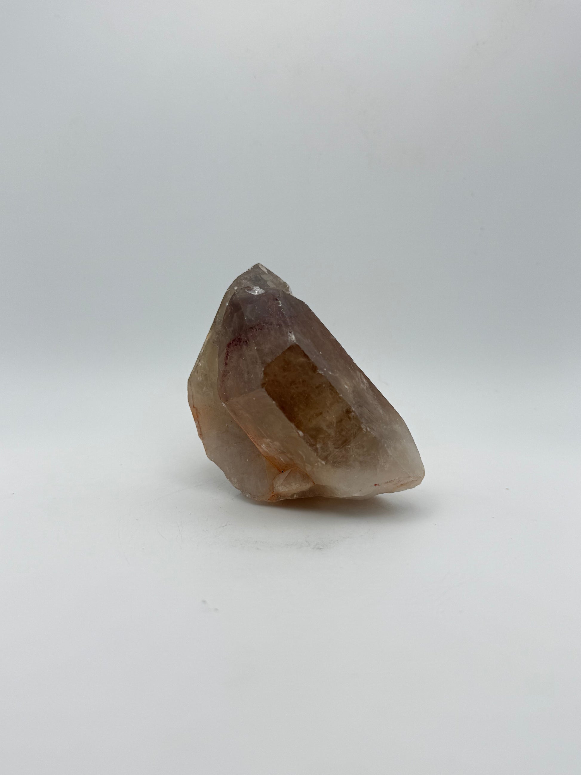 Smoky quartz cluster with good clarity and color.