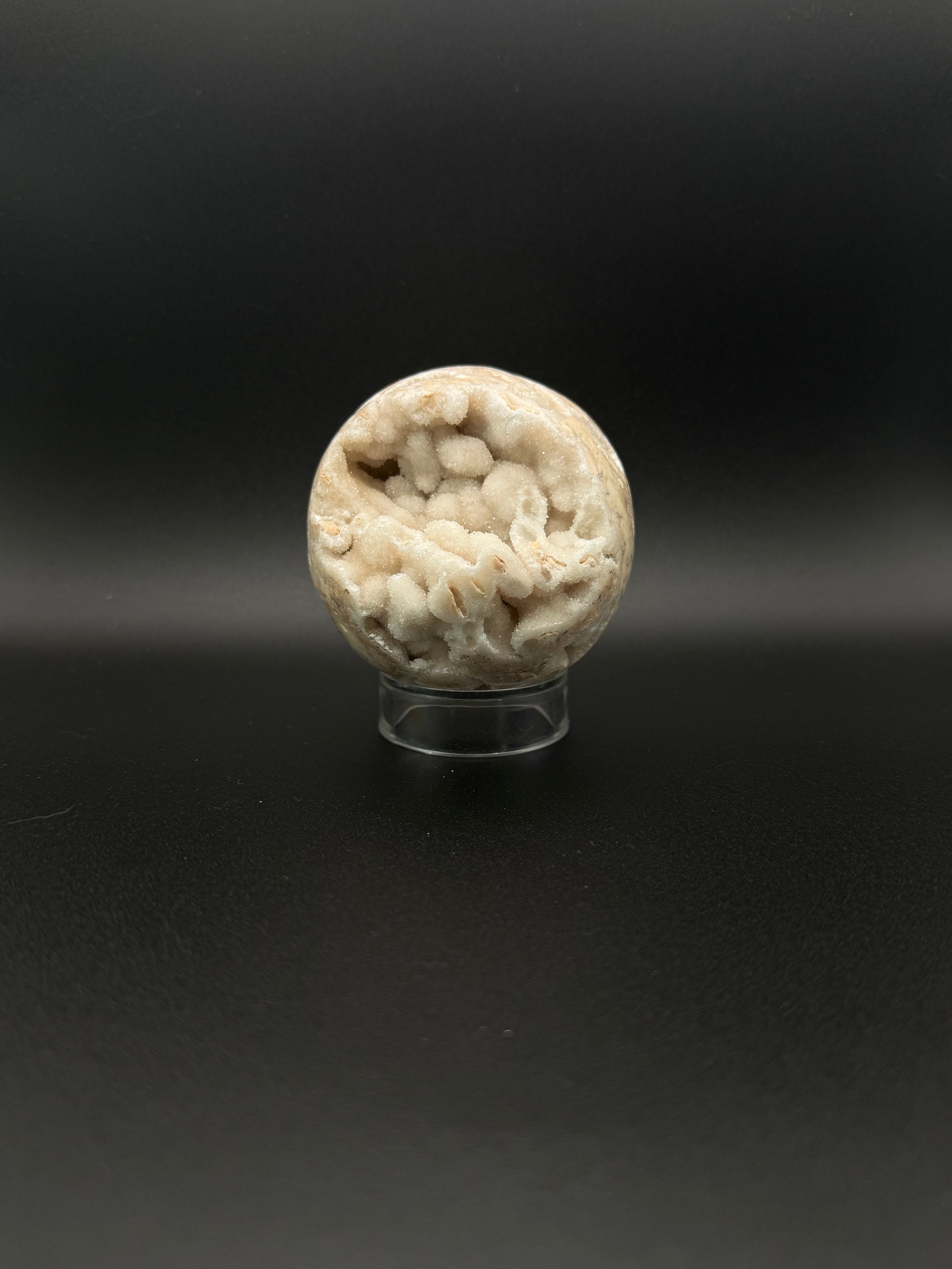 Sphere shaped calcite crystal.
