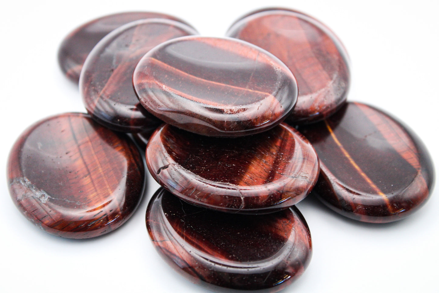 Red Tiger Eye Worry Stone