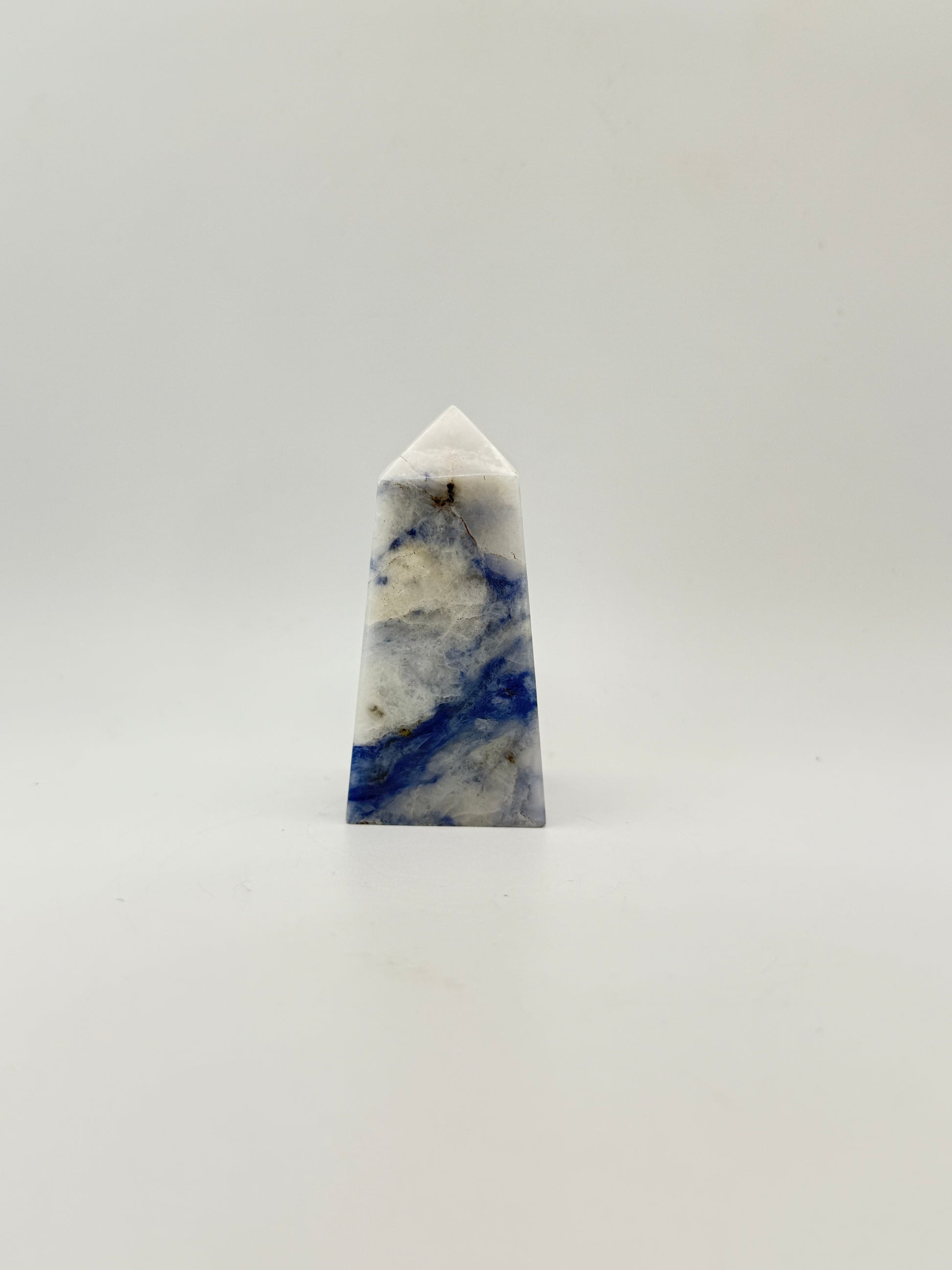 Afghanite Tower with four sides. Height of 2 3/4inches, width of 1 1/4 inches.