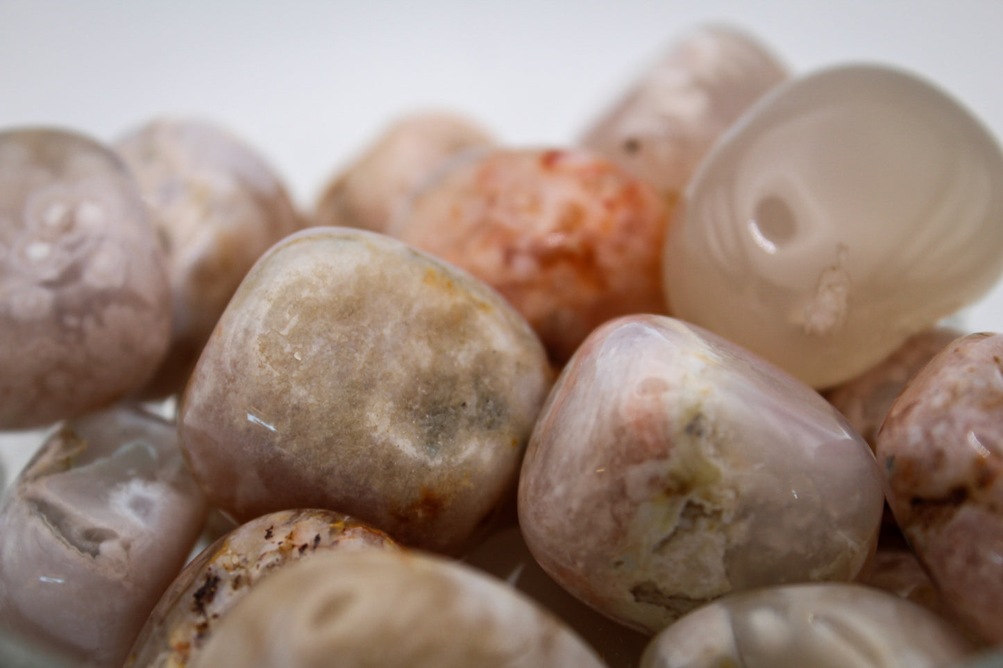 Flower Agate Tumble