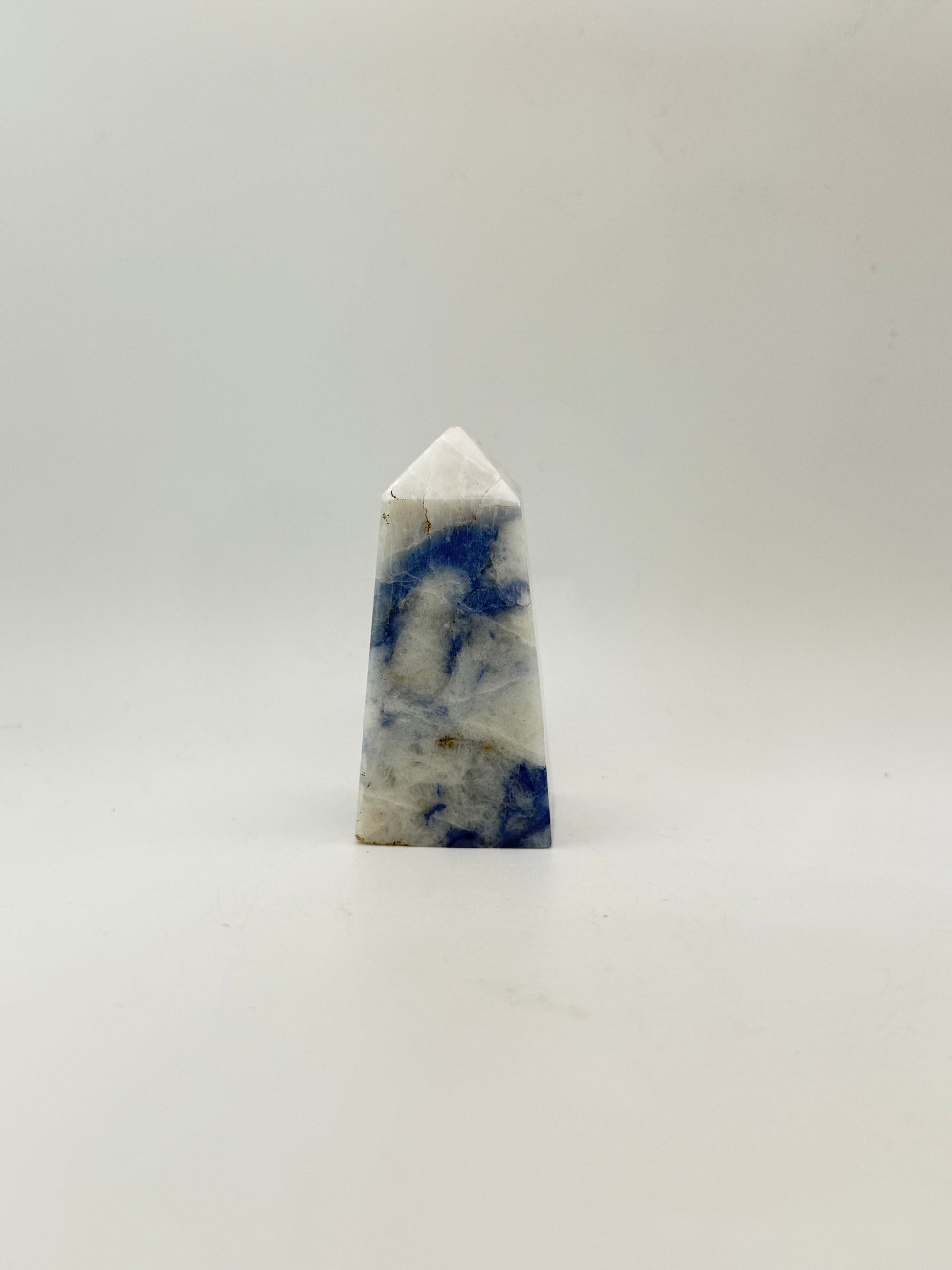 Afghanite Tower with four sides. Height of 2 3/4inches, width of 1 1/4 inches.